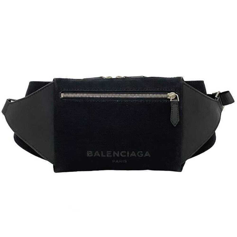 Balenciaga Body Bum Crossbody Belt Bag Black Waist Leather Logo Shoulder